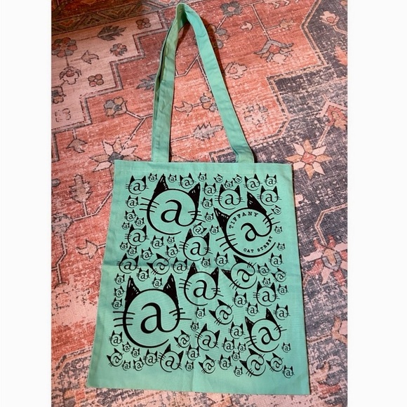 NEW RARE TIFFANY & CO. Cat Street Tote Bag Japan Harajuku Exhibition Museum - Picture 2 of 9